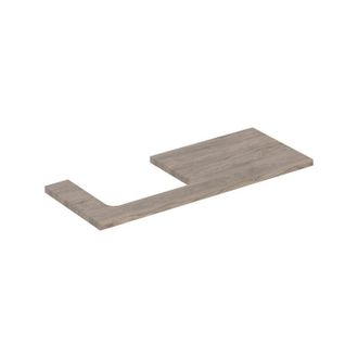 Keramag Geberit one Plaque de lavabo, d&eacute;coupe &agrave; gauche, pour lavabo &agrave;