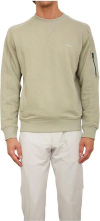 HUGO BOSS Hombre, Sudaderas, Verde, Talla: L