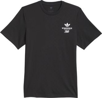 adidas Skateboarding x Temple of Skate Crane T-Shirt Asia Sizing Black KS4336