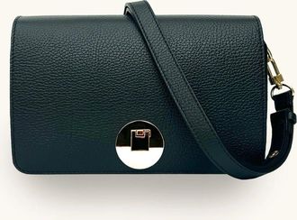 Apatchy London The Newbury Maxi Black Leather Bag