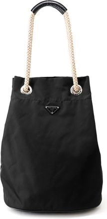 Prada Black Nylon Tote Bag (Pre-Owned)