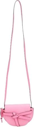 Loewe Pre-owned Mini Gate Crossbody Bag - Dames - Vintage Schoudertas - Roze - ONE Size - Vintage