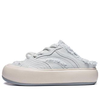Li-Ning (WMNS) Li-Ning Puff Platform Mule Light Grey Beige AZGU014-3