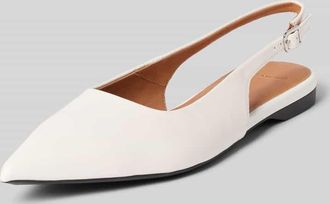 Vagabond Slingbacks aus echtem Leder Modell HERMINE in Weiss, Gr&ouml;&szlig;e 37