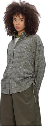 Catwalk Junkie Overhemden, Dames, Groen, S, Ruit blouse