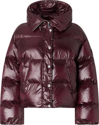 Pinko Semi-Glossy Technical Canvas Down Jacket