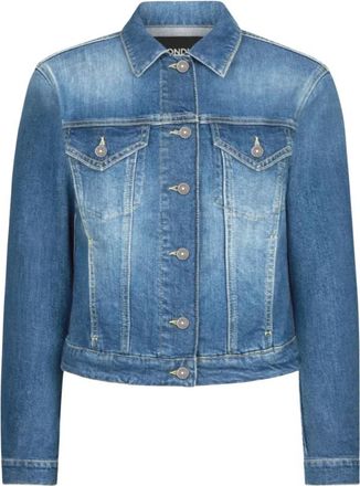 Dondup Giubbino Denim Jacket - Dames - Spijkerjassen - Blauw - S - Denim - Jassen