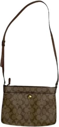Coach Pre-owned Cross Body Bags, female, Brown, Size: ONE SIZE Pre-owned Cross Body Bag