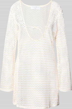 Seafolly Semitransparente Tunika Modell MESH EFFECT COVER UP in Beige, Gr&ouml;&szlig;e XL