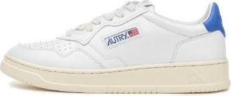 Autry Autry Medalist Leather Low White Azure AULM-LL46