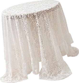OEM Mantel Vers&aacute;til De Tela Transparente Tipo Encaje - 140x230cm