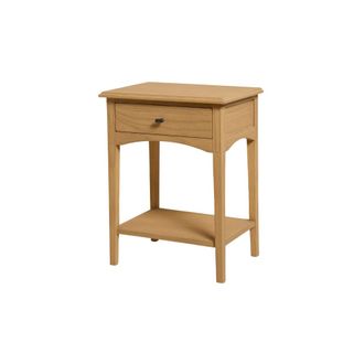 Wabi Home Mesita de noche de madera 50x65cm