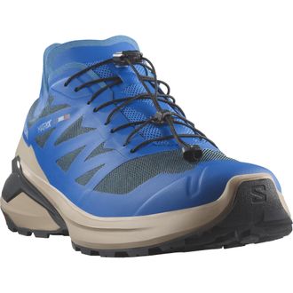 Salomon Laufschuh SALOMON XA META MADE IN FRANCE, Herren, Gr. 42,5, french blau, oxford tan, asphalt, Synthetik, Textil, Schuhe Laufschuh