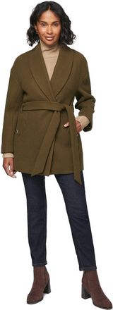 Wallis Womens Belted Shawl Collar Coat