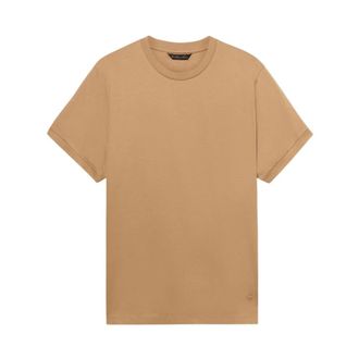 Brooks Brothers Cotton T-Shirt - male - Brooks Brothers - T-Shirts - Beige - 2XL - Tops