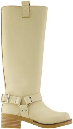 Sams&oslash;e & Sams&oslash;e Sabrenta Boots - Dames - Cowboylaarzen - Wit - 36 EU - Leer - Schoenen