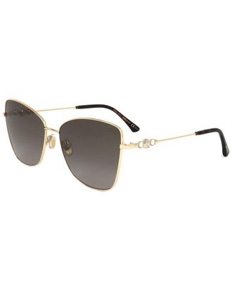 Jimmy Choo London Womens Teso 59Mm Sunglasses