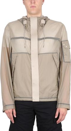 Ten c Bonded Anorak Jacket with Adjustable Hood