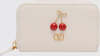 Valentino Garavani Portafoglio Cherryfic Valentino Garavani in pelle a grana
