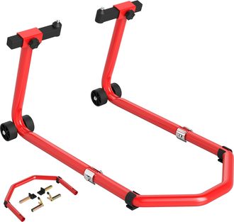 OEM Soporte De Rueda Delantera Y Trasera Motocicleta Convertible Carga 390 Kg Con Adaptadores De Horquillas En U Y L Ruedas