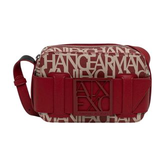 A|X Armani Exchange Crossbody tas - Dames - Tassen - Rood - Maat: ONE Size Katoen
