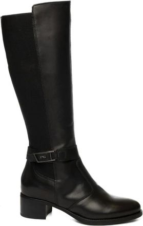 Nero Giardini Schoenen, Dames, Zwart, 36 EU, Leer, Guanto Over-knee Boot