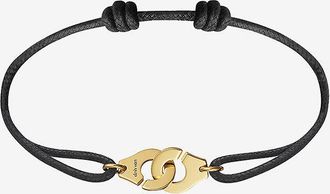 Dinh Van Kordelarmband mit Gelbgold-Detail Menottes R10