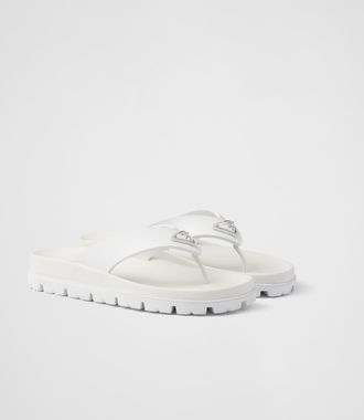 Prada Rubber thong sandals