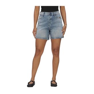 G-Star Jett High Short Clean Edge - Dames - Korte broeken - Blauw - Maat: W31 Katoen