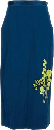 Erdem Mujer, Faldas, Azul, Talla: M