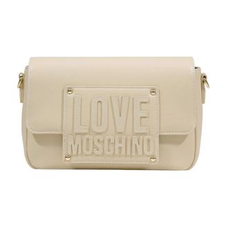 Love Moschino Cross Body Bags, female, Beige, Size: ONE SIZE Quilted Crossbody Bag