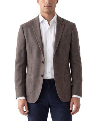 Corneliani CC Collection Hopsack Wool-Blend Blazer