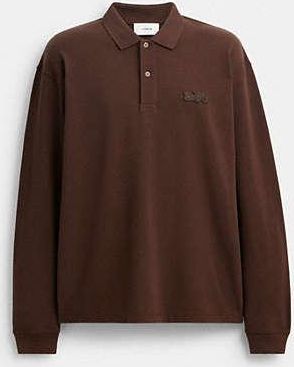 Coach Horse And Carriage Long Sleeve Polo