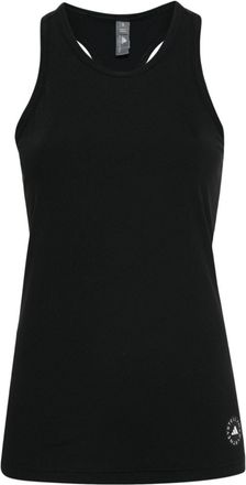 adidas by Stella McCartney fine-ribbed tank top - women - Recycled Polyamide/Spandex/Elastane - S - Black