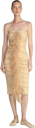 Erika Cavallini Semi Couture Midi Jurk - Dames - Casual kleedjes - Veelkleurig - L - Polyester - Kleedjes