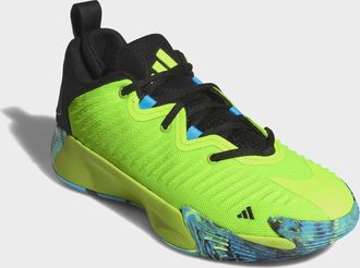 adidas Basketballschuh ADIDAS PERFORMANCE ADIDAS INITIATION, Gr. 42,5, lucid lemon, core schwarz, lucid aquamarine, Textil, Schuhe Basketballschuh