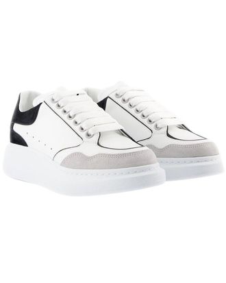 Alexander McQueen Alexander Mcqueen Womens Calfskin Leather Oversized Sneaker (Authentic Pre-Loved)
