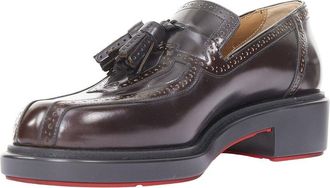 Christian Louboutin Mens Leather Daniloumoc Urban Tassel Loafer (Authentic Pre-Loved)