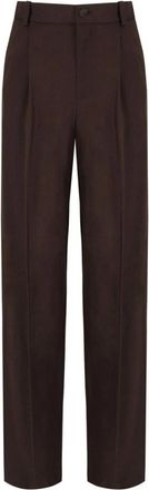 Elisabetta Franchi Broeken, Dames, Bruin, XS, Broek