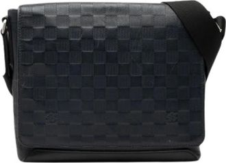 Louis Vuitton Pre-owned Cross Body Bags, female, Blue, Size: ONE SIZE Pre-owned The District PM