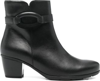 Gabor buckle booties - Black
