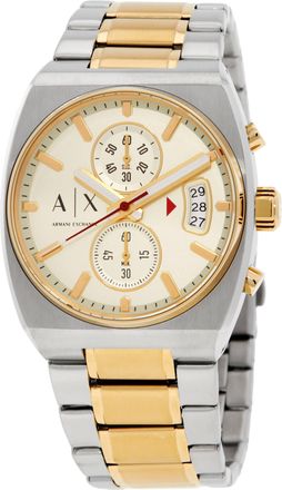 A|X Armani Exchange Oliver Chronograph Quartz White Dial Mens Watch AX2821