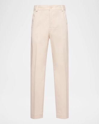 Moncler Men & apos;s Tailored Stretch Cotton Straight-Leg Pants