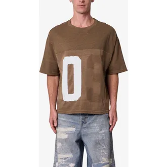 mnml Washed Repatched Graphic T-shirt in Brown at Nordstrom, Size Xx-Large