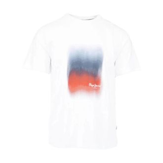 Pepe Jeans London T-Shirts, male, White, Size: S Glen T-Shirt