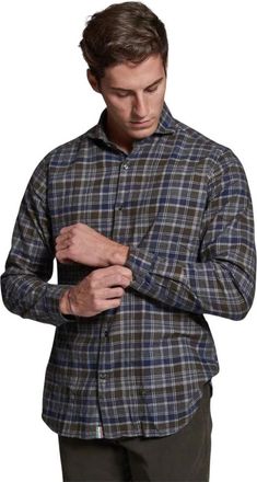 Tintoria Mattei Camicia - Heren - Casual Overhemden - Veelkleurig - 2XL - Overhemden