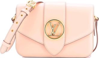 Louis Vuitton LV Pont 9 Bag Leather crossbody bag - Roze