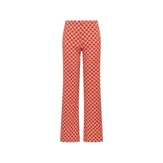 Maliparmi Straight Trousers, female, Red, Size: XL Straight Trousers