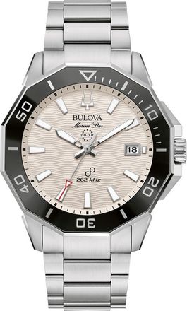 Bulova Marine Star Precisionist Bracelet Strap Watch, 43mm in Silver at Nordstrom Rack