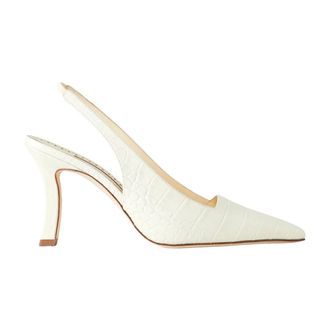 Manolo Blahnik Pumps, female, Beige, Size: 10 US Moirasli 90 Pumps